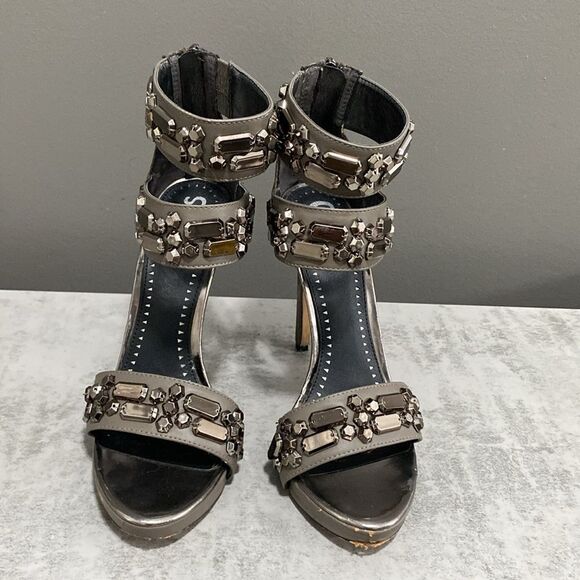 Circus by Sam Edelman Lola Gem Platform Dress Pumps/Heels/Stilettos Size 7.5 - Picture 3 of 16